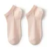 Calcetines de Verano Finos para Mujer Tipo Barco, Algodón Puro, Malla Transpirable, Antideslizantes, Talón Antideslizante, Calcetines Cortos Versátiles para Niñas