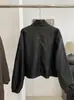 Chaqueta de cuero KEKEZOON estilo coreano con cuello alto y cremallera para mujer, colección de otoño, corte holgado, efecto adelgazante, chaqueta biker versátil 9120