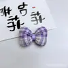 Flor de Cinco Pétalas 3D Decoração de Sapato, Acessórios para Roupas, Laço Xadrez de Tecido, Acessórios de Cabelo DIY, Acessórios para Cabeça, Pingente de Bolsa