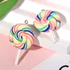 Chaveiro de Unha de Chifre Pirulito de Argila Macia com Pingente Pingente de Bolsa DIY Presente Criativo 28mm