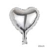 Globo de aluminio en forma de corazón globo de aluminio estrella de cinco puntas globo de 10 pulgadas colorido para decoración de banquete de boda globo de papel de aluminio