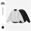 Sudadera de dos piezas falsas simple y moderna Maoqiaoyi para hombre y mujer, estilo americano de primavera y otoño, chaqueta superior de marca moderna W26060