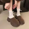 Pantuflas Baotou sin cordones de suela gruesa, estilo 2026, semi-minimalistas para mujer, mules de moda para exteriores, pantuflas cómodas para otoño