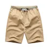 Shorts de Praia Masculino Tendência 100% Algodão Nova Moda Shorts de Cinco Pontos Caimento Solto Roupa de Casa Casual para Uso Externo