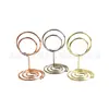 50/85/120/220 mm pavo real redondo forma de corazón portatarjetas de visita portanotas portatarjetas de escritorio mensaje portatarjetas transfronterizo en stock