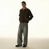 North Boundary Ropa para Hombre Estilo Americano Marca de Tendencia Otoño 2025 Nuevo Jeans de Pierna Ancha Recto Lavado Vintage Desgastado Deconstruido