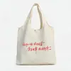 Sacola de compras ecológica, sacola de compras estampada, bolsa de lona, bolsa tote, sacola de presente promocional corporativo, impressão de logotipo personalizado