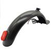 Accesorios para scooter directo de fábrica guardabarros trasero guardabarros trasero de 4 orificios guardabarros cubierta protectora de llanta con luz trasera 5