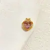 Retención de Color Alta Plata Brillante Incrustada Caja Mágica Espaciadores de Corazón Cuentas Hecho a Mano DIY Pulsera de Cristal Perla Collar Accesorios de Cuentas