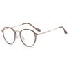 9532 Nuevos Lentes para Miopía Cuidadosamente Seleccionados, Monturas de Lentes Ovaladas de Metal Modernas Coreanas para Hombre, Monturas de Lentes de Metal Modernas Coreanas para Mujer