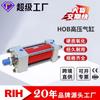 RIH Ruiheng HOB cilindro hidráulico cilindro ligero cilindro hidráulico de alta resistencia cilindro hidráulico de simple o doble efecto cilindro hidráulico con vástago neumático