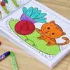 Colorir Grafite Infantil 2-3-4 Anos 6 Jardim de Infância Bebê Livro Ilustrado de Iluminação Livro de Colorir com Lápis de Cor