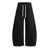 Calça de Moletom Esportiva ACU Masculina Patchwork Fluida 2026 Outono Corte Curvo Marca Tendência Cor Sólida Solta Casual Reta