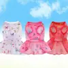 Perro Pequeño Atractivo Princesa Mariposa Vestido Gato Primavera Verano Nuevo Teddy Perro Lindo Falda Verano Malla Ligero Delgado