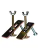 10 Conjuntos/Máquina de Gravação Placa de Pressão Fixador Suporte de Placa de Pressão Ajustável Grampo de 80mm Suporte de Placa de Pressão em Forma de Arco Estendido 100mm