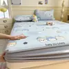 Novo Conjunto de 3 Peças de Colchão de Gelo Cartoon 2026 com Efeito Refrescante, Lavável à Máquina, para Dormitório de Estudante de Verão, Cama de Solteiro
