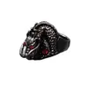 Anillo hombres al por mayor personalidad retro europeo y americano grifo diamante moda exagerado punk hip-hop anillo Amazon transfronterizo