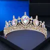 Coroa de Noiva Estilo Europeu Headwear Faixa de Cabeça com Strass Casamento Vestido de Casamento Acessórios para Vestido Banquete de Aniversário Cerimônia de Passagem para a Maioridade Coroa de Cabelo