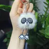 Pingente de Chave Raccoon de Pelúcia Mais Vendido na Fronteira, Boneca de Pelúcia Personalizada e Criativa, Pingente de Chaveiro para Casais Masculinos e Femininos