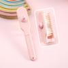 Peine Pequeño Plegable para Niñas, Mini Peine de Dientes Suaves para Flequillo de Niños, Lindo Peine de Masaje Portátil t