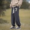 Directamente del fabricante: Pantalones de pana estilo americano con cordón, pantalones casuales para primavera y otoño, estilo jogger, pierna recta, corte holgado, pantalones de hombre de moda