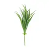 Clorofito Artificial Hoja Verde Planta de Plástico Decoración del Hogar Hojas Flores Falsas Hierba de Primavera Grande Adornos de Paisajismo Arreglo Floral Plantas Verdes