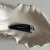 Espelho Jeans Flor de Jeans BB Clip Presilha de Cabelo Simples High-end Franja Lateral Presilha de Bico Acessórios Laterais para Cabelo para Mulheres