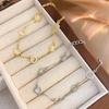 Brilhante e adorável! Pulseira Olho de Gato com Argola Vazada Super Brilhante Feminina de Luxo Leve Nicho Delicada Sensação de Alto Padrão