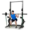 Rack Multifuncional para Fitness y Levantamiento de Pesas, Dispositivo Asistido para Abdominales para Uso en Casa con Cuerda de Tracción, Suministro de Equipo de Entrenamiento de Músculos Abdominales