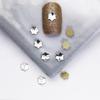 Paquete completo de 1440 piezas al por mayor de diamantes blancos planos de forma especial, súper brillantes, pequeños diamantes de imitación de gota de lluvia para uñas, joyas cuadradas de amor.