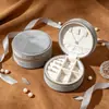 Caja de joyería portátil directa de fábrica con espejo, caja de joyería de lujo de alta gama, caja de almacenamiento de pulsera de cristal, collar, pendientes al por mayor