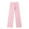 RY2557-25 Primavera Nuevo Estilo Americano Yoga Elástico Cintura Alta Holgado Caída Recta Pantalones Deportivos Pantalones Casuales