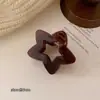 Pasador de Estrella Roja para Coleta Alta para Mujeres, Lindo Pinza de Tiburón de Estrella de Cinco Puntas para Poco Volumen de Cabello, Pasador Pasador Tocado