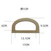 Bolsos Hechos a Mano DIY, Cajas de Moda Tipo Cartera, Bolsos, Accesorios de Ferretería, Muñecas de Madera Semicirculares, Venta al Por Mayor por Lotes para Exportación