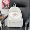 Mochila nueva, elegante y de aspecto fresco, de gran capacidad y con alto atractivo estético, adecuada para estudiantes de secundaria, preparatoria y universidad para ir a la escuela y llevar libros.