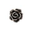 Broche Simple Retro Creativo de Alta Gama Exquisito Estilo Japonés y Coreano Rosa Negra Elegante Combinable Broche Anti-luz