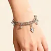 Colgante de Cuentas Fantasma Creativas Exageradas Europeas y Americanas Pulsera de Doble Capa Moda Personalidad Retro Popular Estilo Unisex