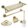Toallero de Cobre Completo Toallero Antiguo Estante de Almacenamiento para Inodoro Baño Colgante para Ferretería de Baño