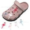 Zuecos de Flamenco de Cuatro Colores Hebilla Decorativa Zapatos de Jardín Hebilla de Zapato de Flor Accesorios DIY Listos para la Venta