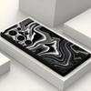 Funda para Teléfono de Mármol Negro Dorado con Grietas Doradas Más Vendida en América del Norte, Adecuada para Samsung S25Ultra, Funda Suave Anti-Caídas de Cobertura Total