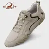Zapatos Ram Zapatos de Hombre Primavera y Otoño Nuevos Zapatos Casuales sin Cordones para Hombre Zapatos de Cuero para Hombre Zapatos Deportivos para Exteriores Tenis para Hombre