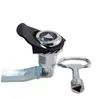 Cilindro de fechadura com trava triangular MS816 fechadura de cilindro fechadura de extensão telescópica fechadura de porta de armário fechadura mecânica de porta fechadura de lingueta giratória atacado