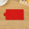 Tarjeta Dorada Tarjeta Roja Papel para Hornear Pastel Postre Merienda Té de la Tarde Separador Base Triangular Engrosada Soporte para Pastel Mil Hojas