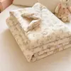 Colcha de Algodão Tricotado Fibra de Soja Classe A Verão Criança Pessoa Solteira Primavera e Outono Colcha Núcleo Fino de Colcha Dormitório Ar Condicionado Verão Fresco Colcha