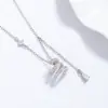 Plata de Ley S925 2025 Nuevo Ins Accesible Lujo Moda Elegante Incrustado de Diamantes Collar de Serpiente Cintura Pequeña Joyería Versátil