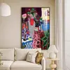 Pintura abstrata suspensa de Matisse sala de estar grande de chão pintura decorativa alto senso nicho arte fundo de sofá pintura a óleo