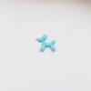 Nuevo material acrílico ecológico color brillante perro globo parche plano carcasa de teléfono móvil pasador accesorios de joyería DIY