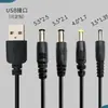 Cable de Alimentación CC E481928 5521 5525 35135 2464 Cable Adaptador Macho a Hembra
