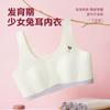 Ropa interior para niña con copa fija, período de desarrollo de secundaria, sujetador de espalda bonita, descompresión, tirante ancho, estudiante, deportivo, chaleco a prueba de golpes, femenino