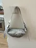 Bolso Croissant para Mujer Color Café Vintage Textura de Alta Calidad 2025 Nueva Moda Coreana Versátil Hombro Cruzado Bolso Dumpling